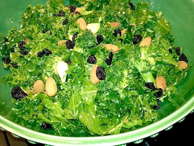 Winter Super Green Kale Salad