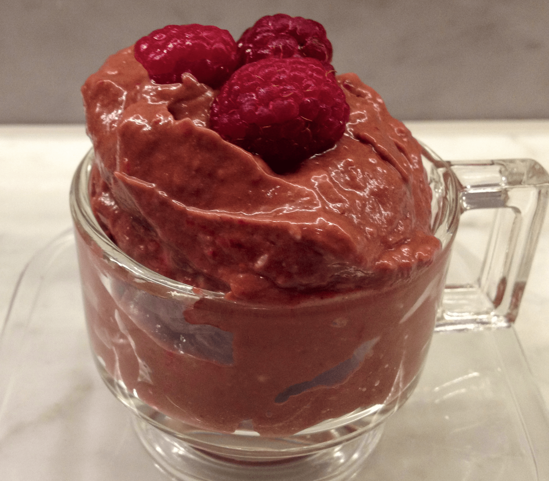Chocolate Raspberry Hazelnut Mousse